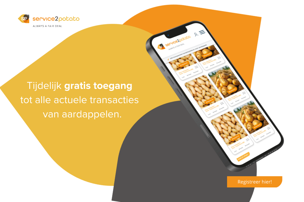 Maak eenvoudig je account aan op Service2Potato